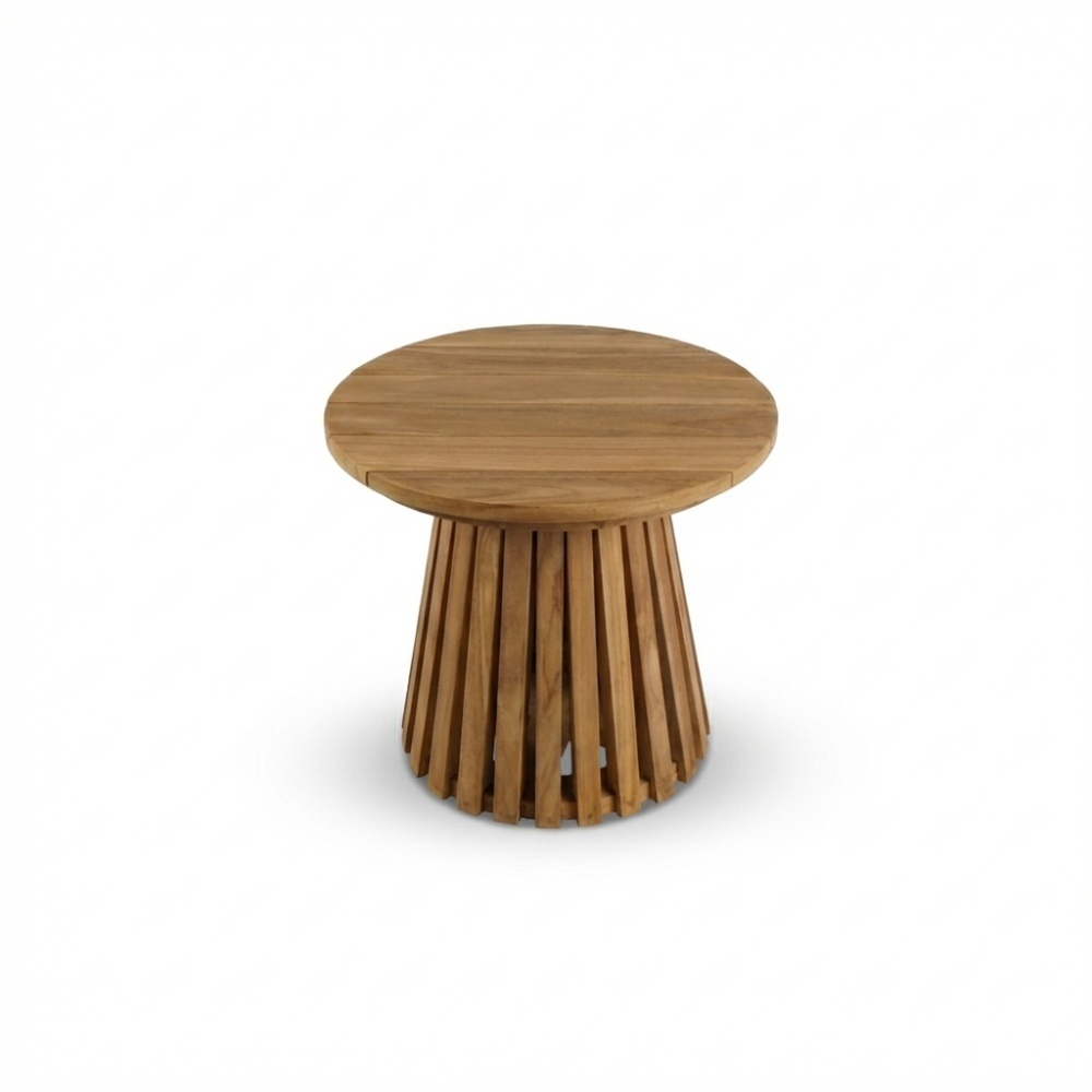 Palau koffietafel | teakhout | Natural Teak | 50cm rond