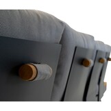 Barbados hoek loungeset 6 personen | aluminium + teakhout | Natural Teak | 5-delig - 323x245cm