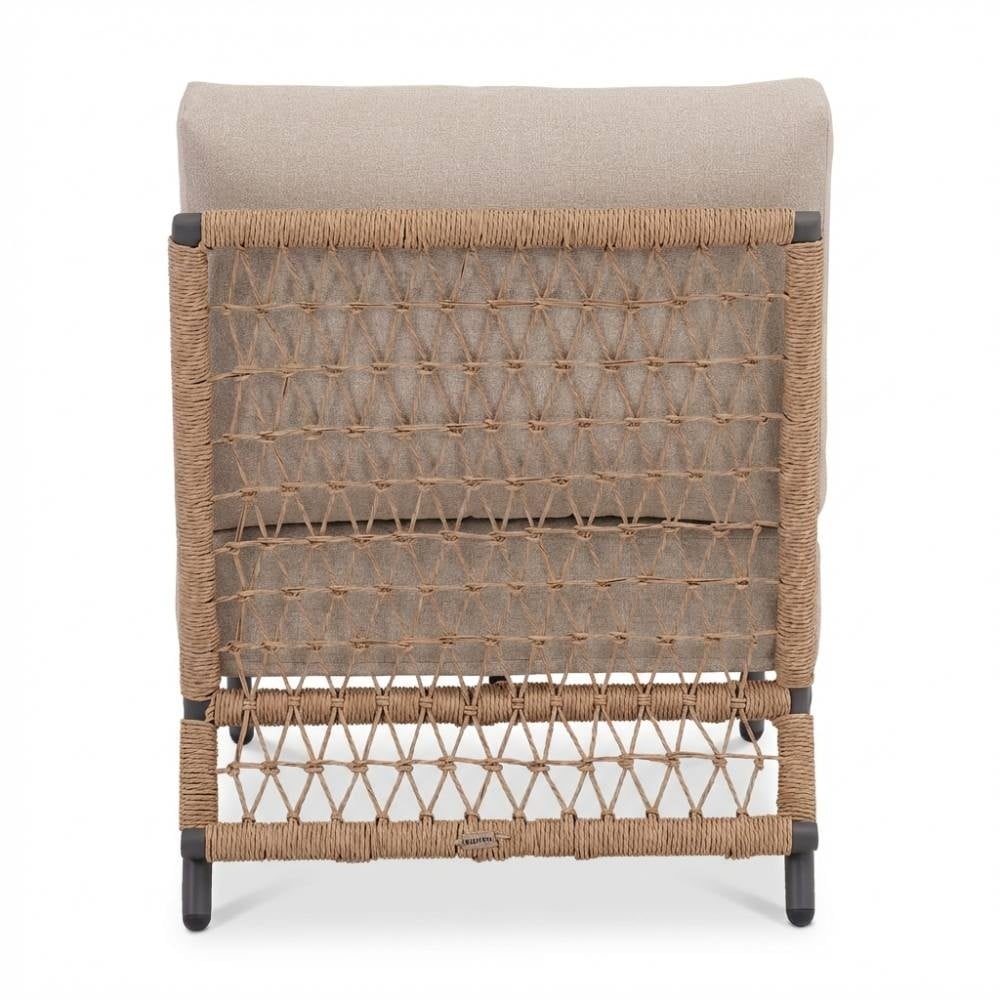 Vienna tussenelement | wicker + aluminium | zand