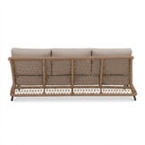 Vienna stoel-bank loungeset 5 personen | wicker + aluminium | zand | 4-delig