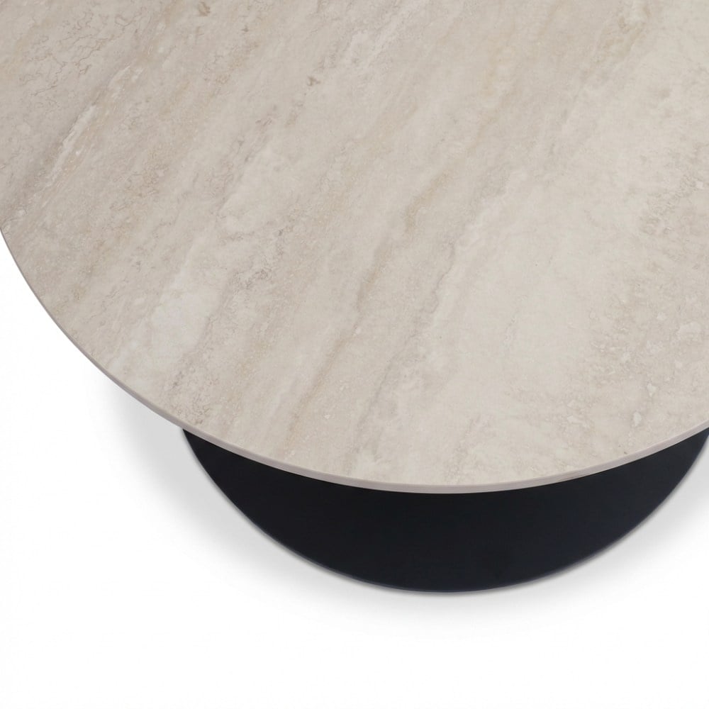 Vienna koffietafel | sintered stone | marmerlook | 75cm rond