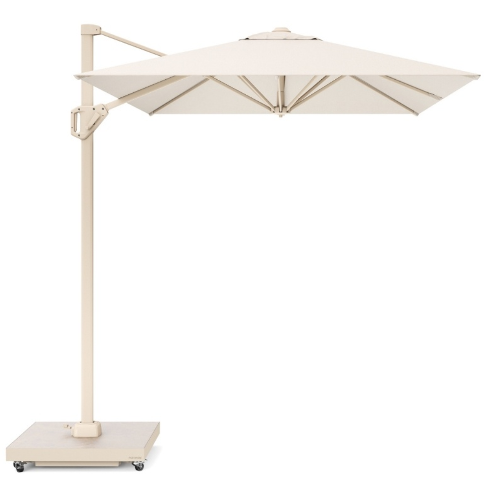 Voyager T¹ zweefparasol | 250x250cm | Ivory/Sandstone afbeelding