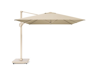 Challenger T² zweefparasol - premium doek | 400x300cm | Champagne/Sandstone