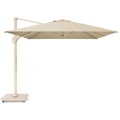 Challenger T¹ zweefparasol - premium doek | 400x300cm | Champagne/Sandstone