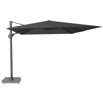 Challenger T² zweefparasol - premium doek | 400x300cm | Faded Black