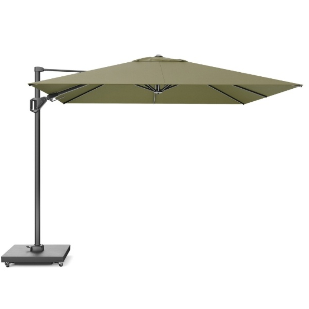 Challenger T² zweefparasol - premium doek | 300x300cm | Lush Green afbeelding