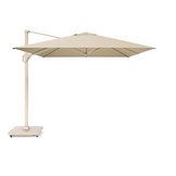 Challenger T² zweefparasol - premium doek | 350x260cm | Champagne/Teak look