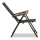 Oslo Natural/Norali antraciet dining tuinset | 6 personen | polywood + textileen | 220cm