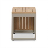 Melbourne chaise longue balkon loungeset 4 personen | aluminium + polywood | beige | 3-delig - 250x175cm