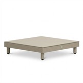 Mendoza hoek loungeset 5 personen | aluminium + touw | beige | 4-delig - 266x266cm
