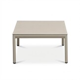 Mykonos koffietafel | aluminium + keramiek | beige | 120x60cm