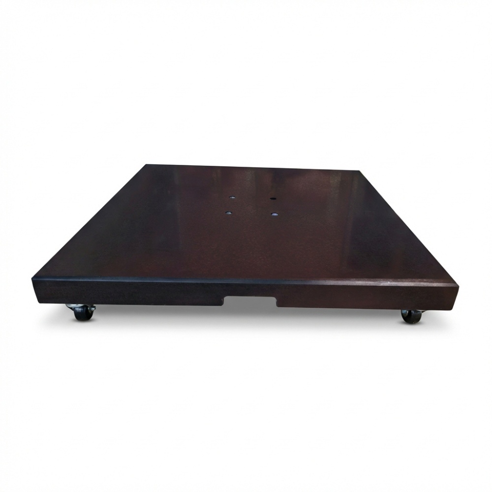 Monza parasolvoet 90kg met zwenkwielen | graniet | antraciet