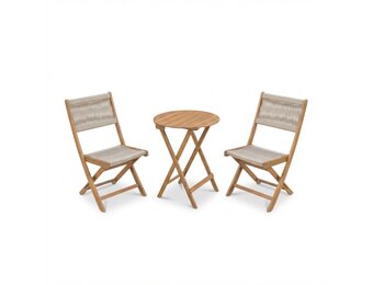 Faro balkonset 2 personen | teakhout | 3-delig