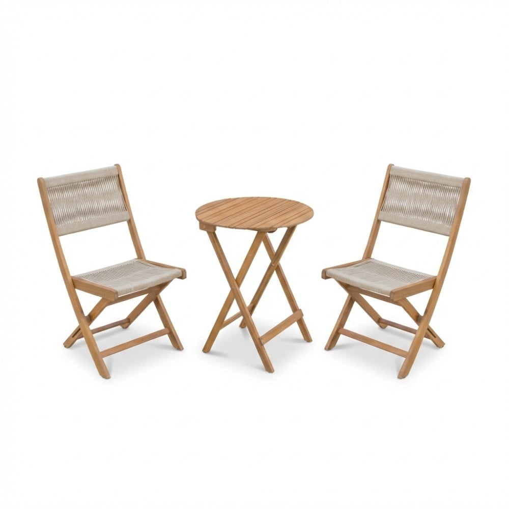 Faro balkonset 2 personen | teakhout | 3-delig