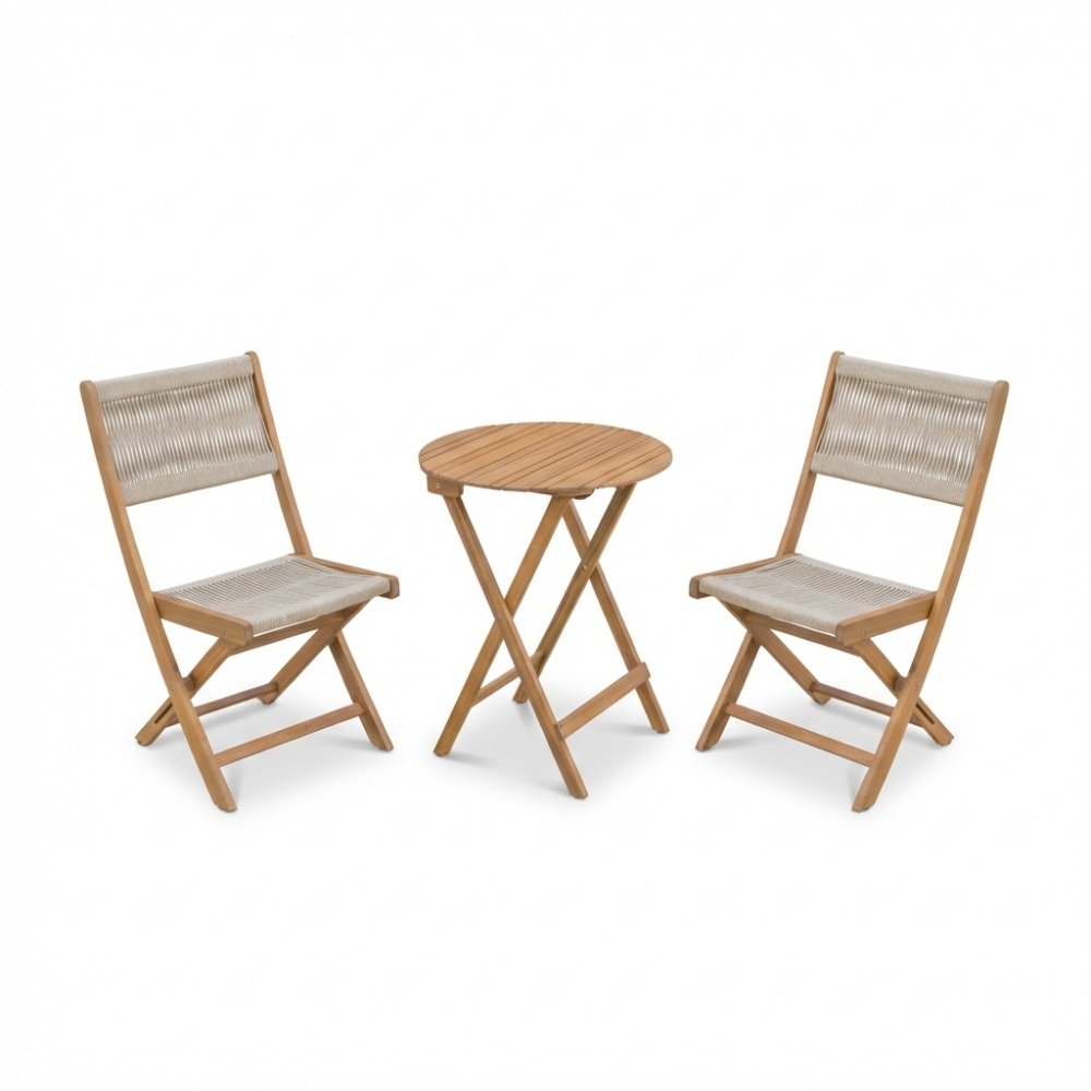 Faro balkonset 2 personen | teakhout | 3-delig