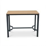 Denver dining bartafel 4 personen | polywood + aluminium | antraciet | 130x70cm