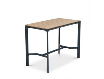 Denver dining bartafel 4 personen | polywood + aluminium | antraciet | 130x70cm