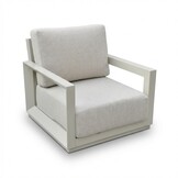 Kaapstad stoel-bank loungeset 5 personen incl. loungetafel | aluminium | beige | 3-delig