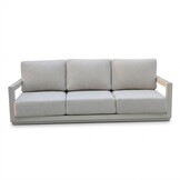 Kaapstad stoel-bank loungeset 5 personen incl. loungetafel | aluminium | beige | 3-delig