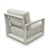 Kaapstad stoel-bank loungeset 5 personen | aluminium | beige | 3-delig