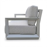 Kaapstad stoel-bank loungeset 5 personen | aluminium | beige | 3-delig