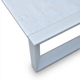 Kaapstad loungetafel | sintered stone + aluminium | beige | 140x72cm