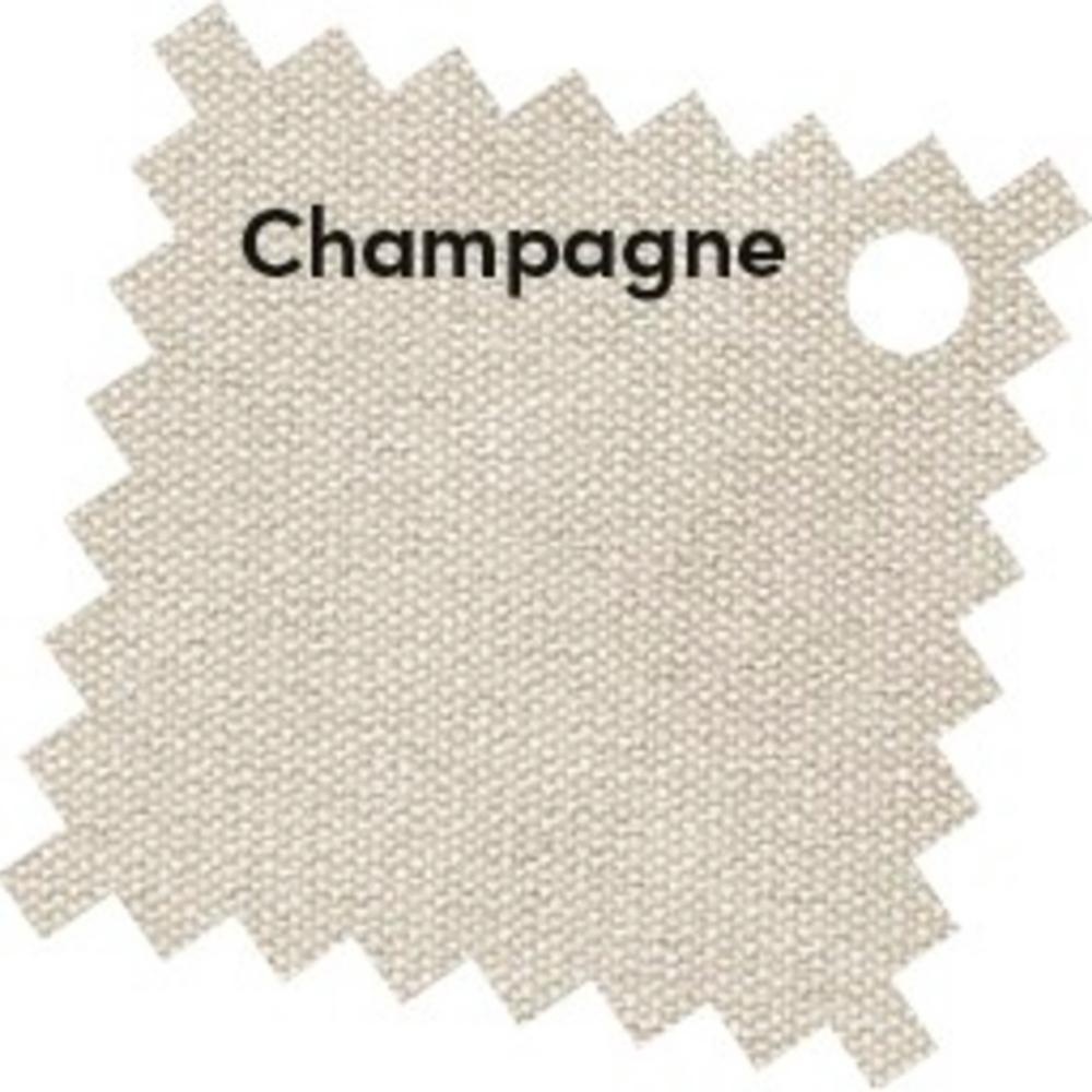Challenger T² zweefparasol - premium doek | 260x350cm met Monza parasolvoet 90kg | Champagne/Teak look