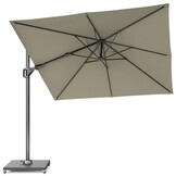 Voyager T² zweefparasol | 270x270cm met Monza parasolvoet 90kg | taupe