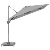 Voyager T¹ zweefparasol | 250x250cm met Monza parasolvoet 90kg | grijs