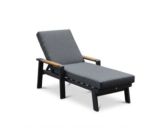 Lola ligbed | aluminium + polywood | antraciet | 199cm