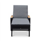 Lola ligbed | aluminium + polywood | antraciet | 199cm