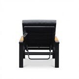 Lola ligbed | aluminium + polywood | antraciet | 199cm