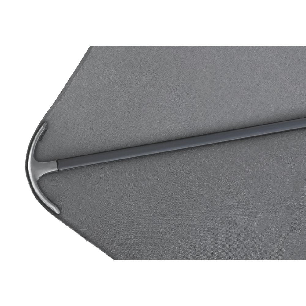 Nexus T² zweefparasol - premium doek | 300x300 met Monza parasolvoet 90kg | Manhattan