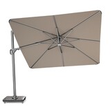 Nexus T² zweefparasol - premium doek | 300x300 met Monza parasolvoet 90kg | Havana
