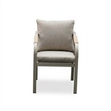 Calgary tuinstoel beige | touw + aluminium | beige