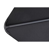 Nexus T² zweefparasol - premium doek | 300x300 met Monza parasolvoet 90kg | Faded Black