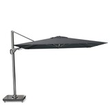 Nexus T² zweefparasol - premium doek | 300x300 met Monza parasolvoet 90kg | Faded Black