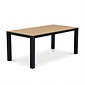 LUX outdoor living Manhattan dining tuintafel 4 personen | polywood + aluminium | Natural Wood/antraciet | 180cm