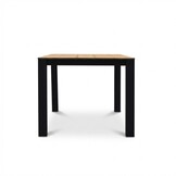 Manhattan dining tuintafel 4 personen | polywood + aluminium | Natural Wood/antraciet | 180cm