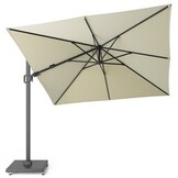 Milano T² zweefparasol | 300x300cm met Monza parasolvoet 90kg | ecru