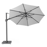 Challenger T² zweefparasol | Ø350cm rond met Monza parasolvoet 90kg | wit