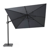 Challenger T² zweefparasol | 300x300cm met Monza parasolvoet 90kg | antraciet