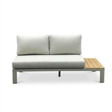 Barcelona hoek loungeset beige 5 personen | aluminium + polywood | beige | 4-delig - 270x270cm