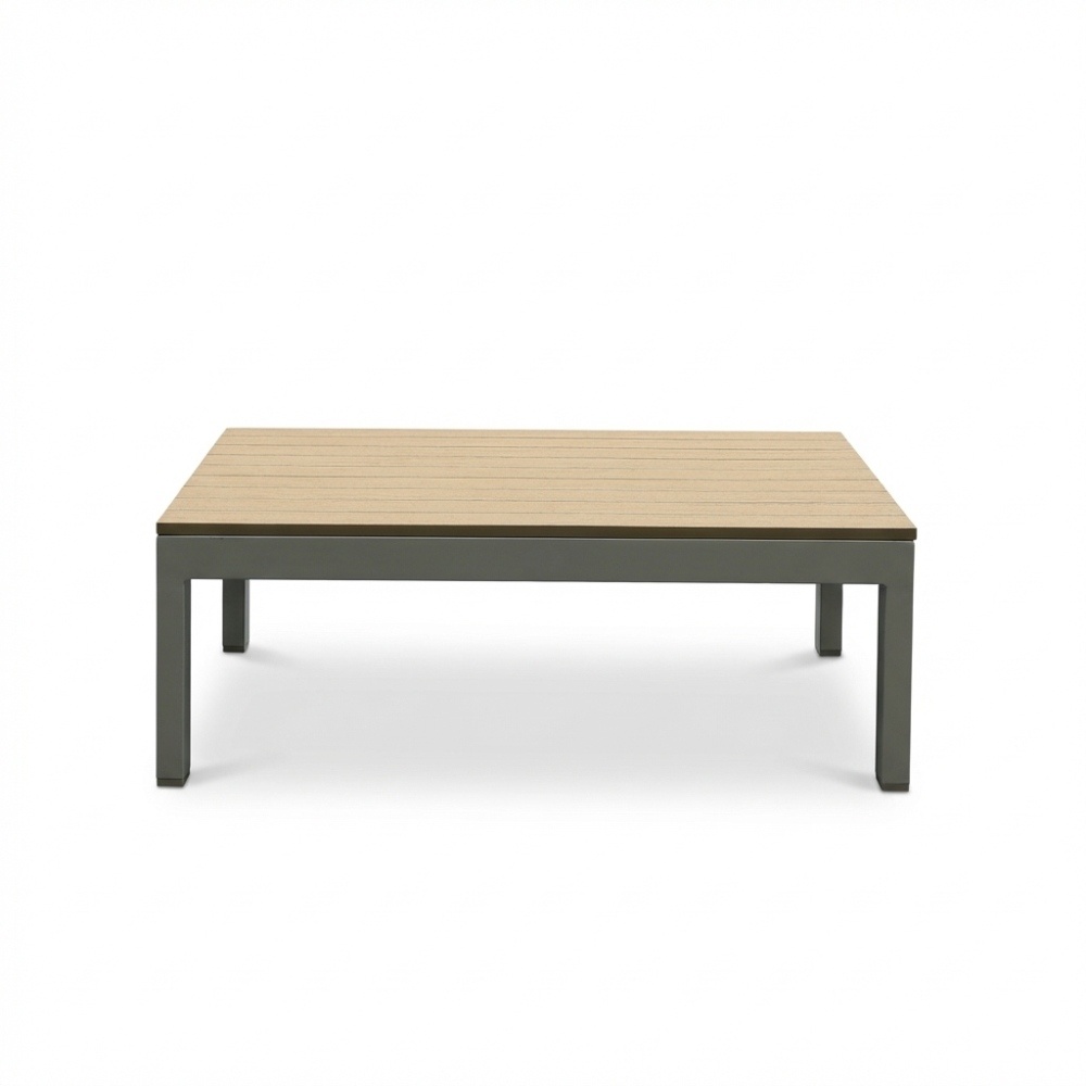 Barcelona hoek loungeset beige 5 personen | aluminium + polywood | beige | 4-delig - 270x270cm