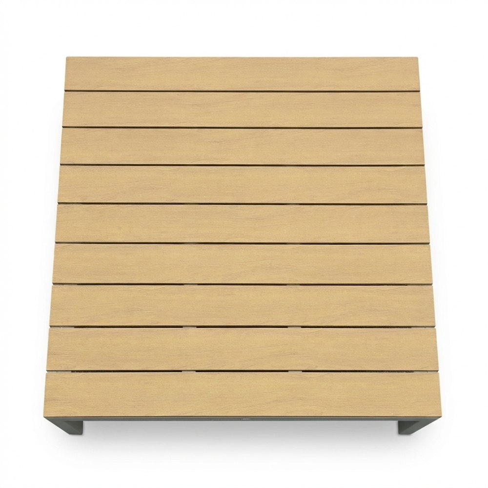 Barcelona hoek loungeset beige 5 personen | aluminium + polywood | beige | 4-delig - 270x270cm