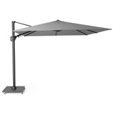 Challenger T² zweefparasol - premium doek | 300x300cm met Monza parasolvoet 90kg | Manhattan