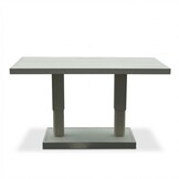 Manhattan dining loungeset - verstelbaar 6 personen | aluminium + polywood | beige | 5-delig - 273x213cm