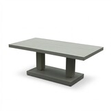 Manhattan dining loungeset - verstelbaar 6 personen | aluminium + polywood | beige | 5-delig - 273x213cm