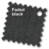 Challenger T² zweefparasol - premium doek | Ø350cm rond met Modena parasolvoet 120kg | Faded Black