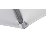 Voyager T¹ zweefparasol | 250x250cm met Rocca parasolvoet 90kg | taupe